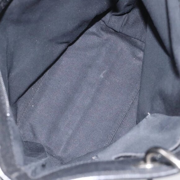 GUCCI GG Canvas Tote Bag Black Silver 120840 Auth - Picture 14 of 16
